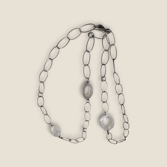 Silpada Sterling Oxidized  Link Necklace - Picture 2 of 5